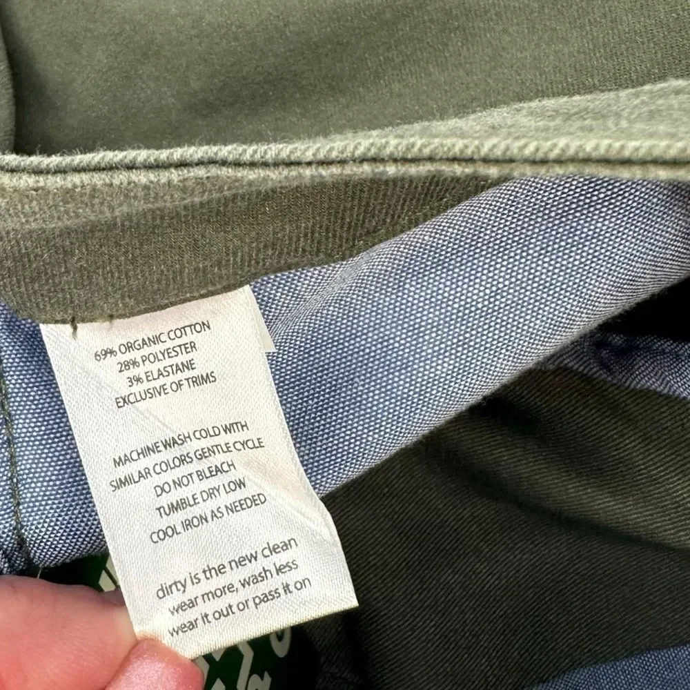 Toad&Co Olive Green Jean Shorts NWT - Picture 6 of 9